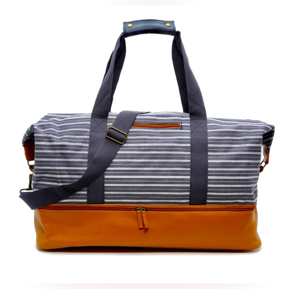 DSW Bags New Dsw Striped Weekender Bag Poshmark